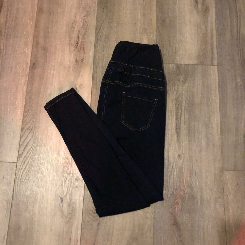 Dark Navy Maternity Jeans